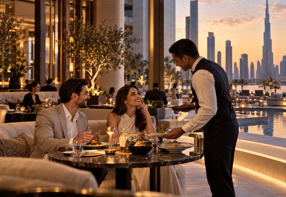Illustrated channel and execution concept for Towers Rotana